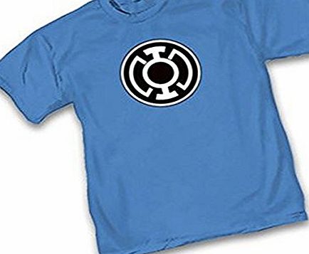 Green Lantern Blue Lantern Corps Symbol Light Blue Adult T-Shirt Tee [Apparel]